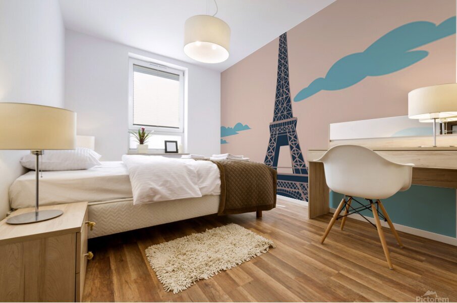 Paris poster Mural print