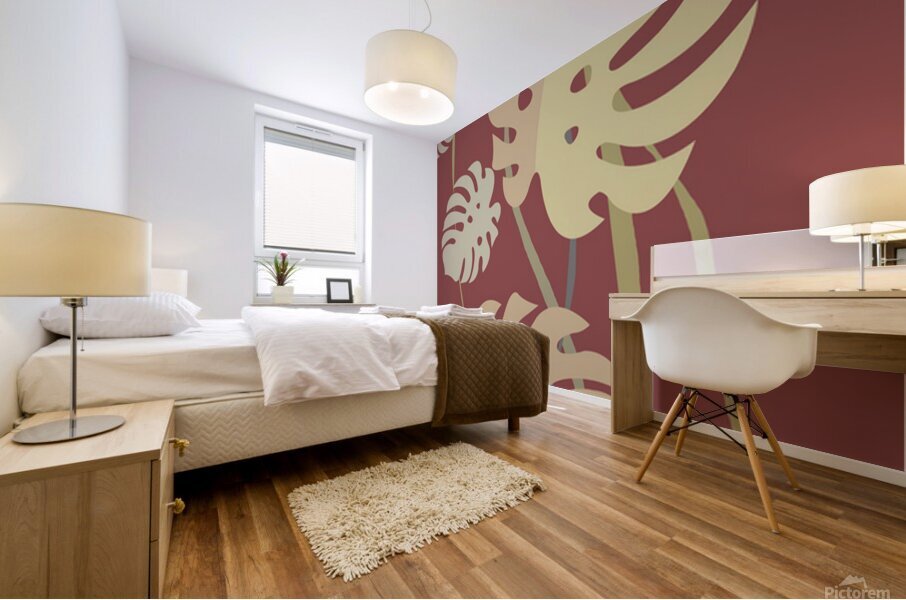 Autumn leaves Mural print