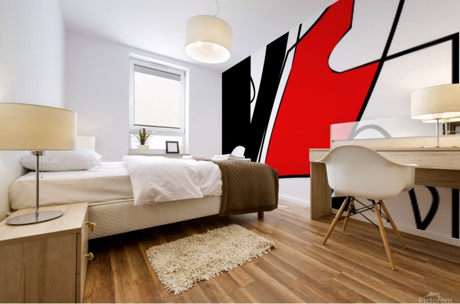 the hidden desires Mural print