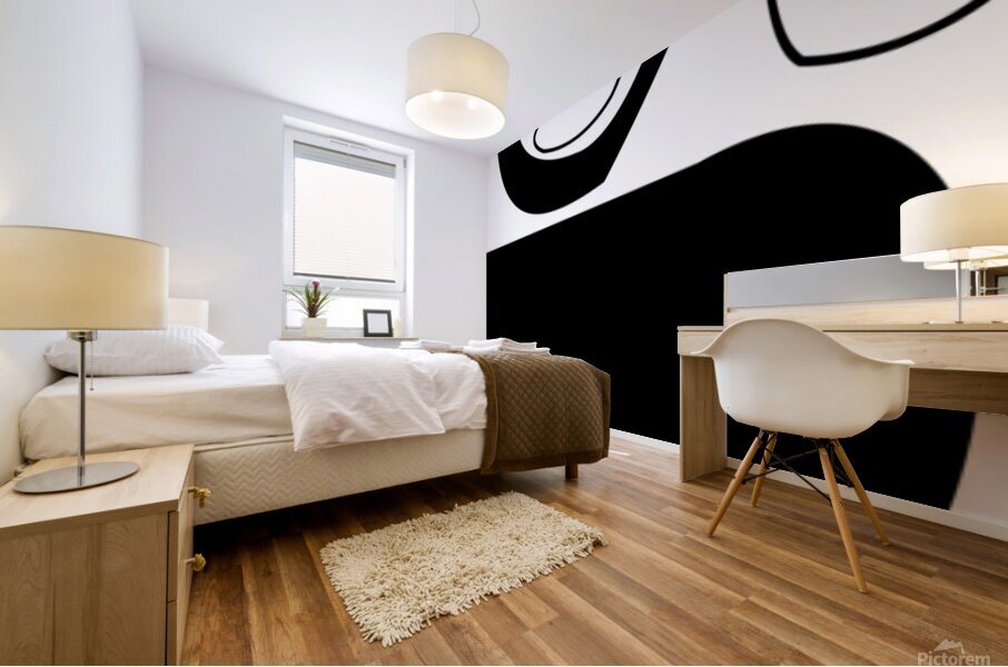 The silver night Mural print