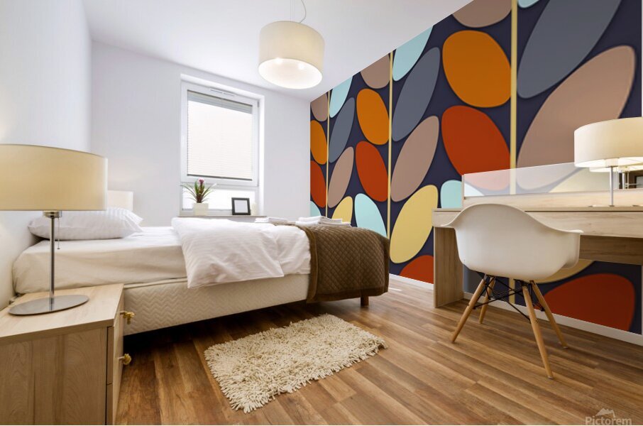 Boho Chic Paintings Mural print