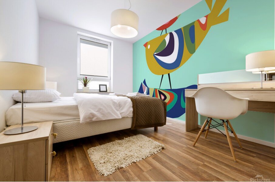 cuckoo birds Mural print