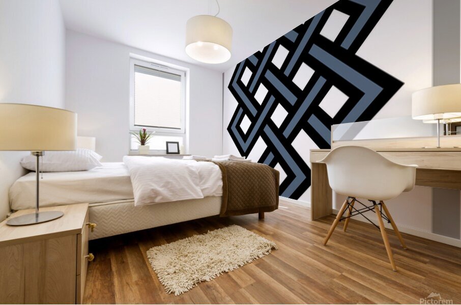 endless knot Mural print