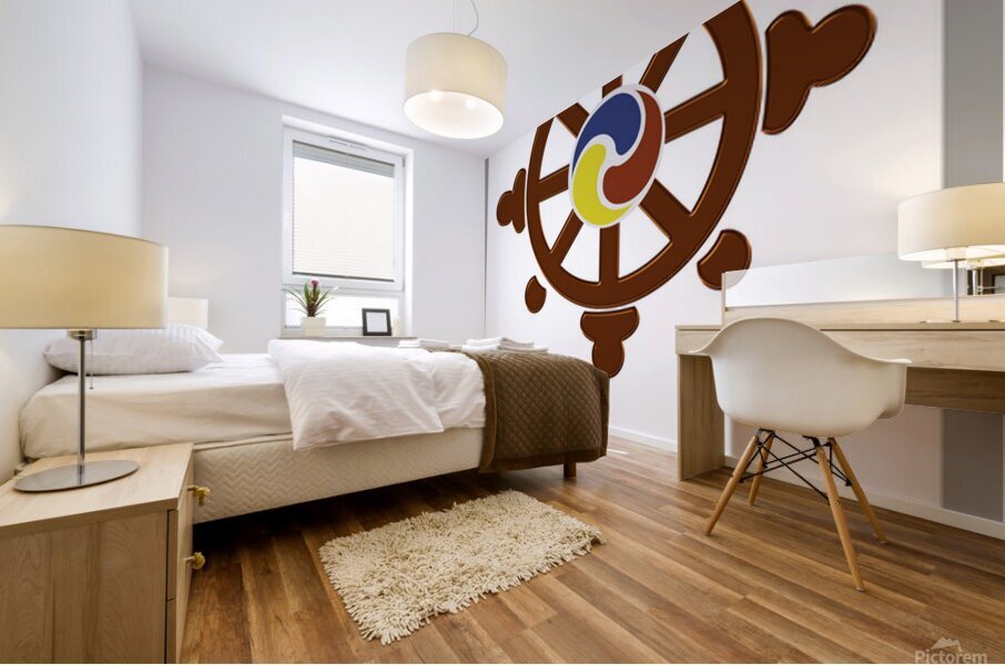 Karmic Wheel Mural print