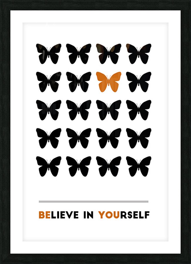 believe Picture Frame print