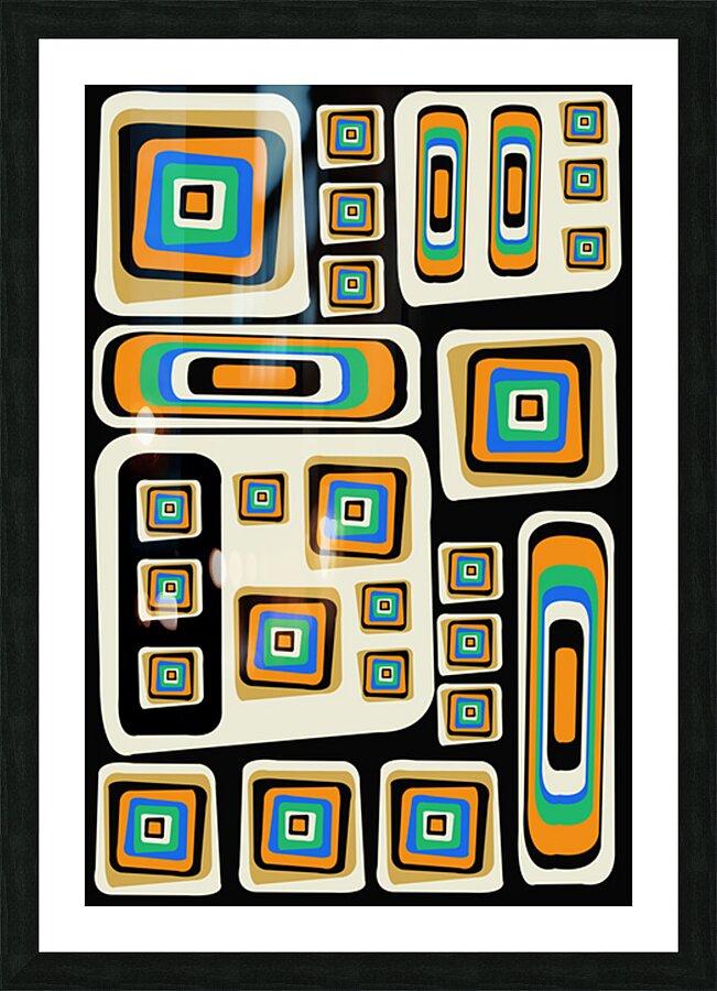 rhythmic silicon valley Picture Frame print