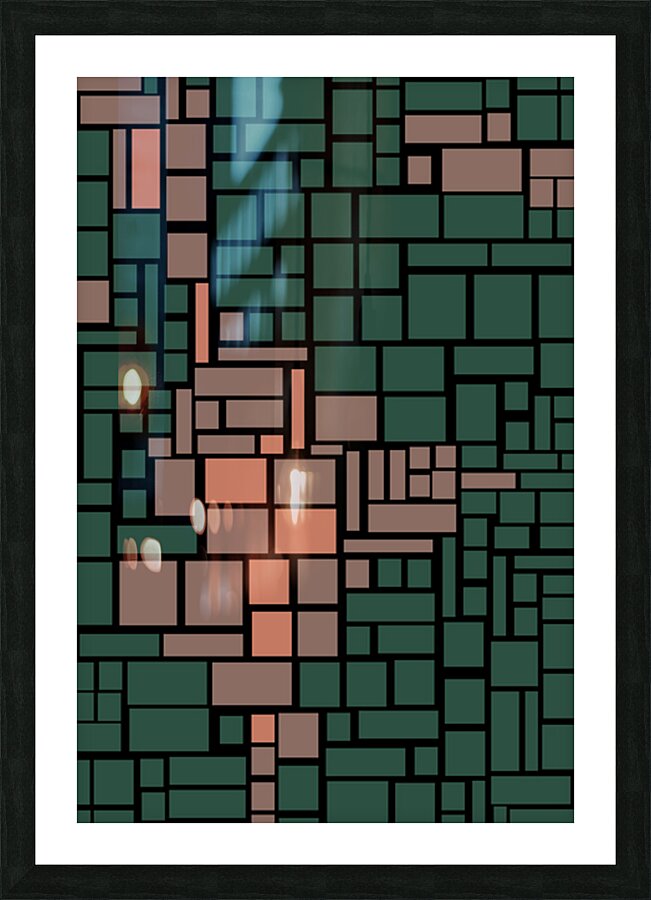 Emerald beats Picture Frame print