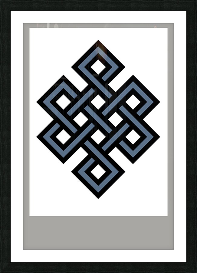 endless knot Picture Frame print