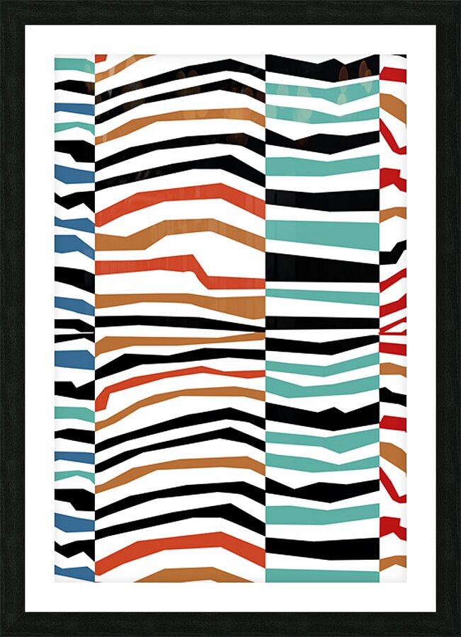 endless waves Picture Frame print