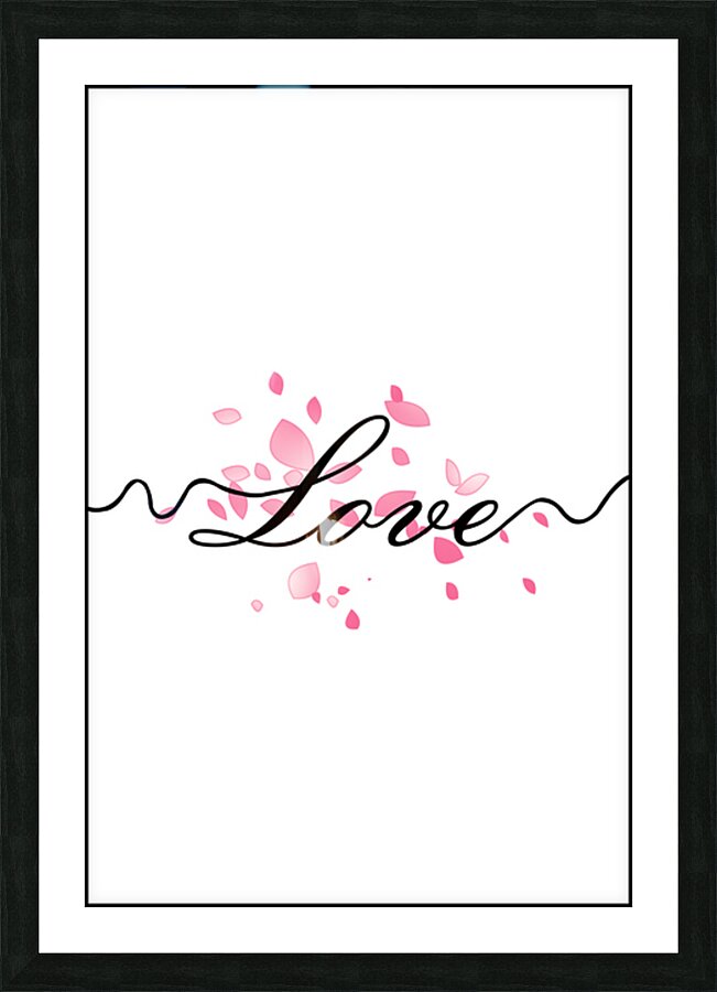 Flying feathers Picture Frame print