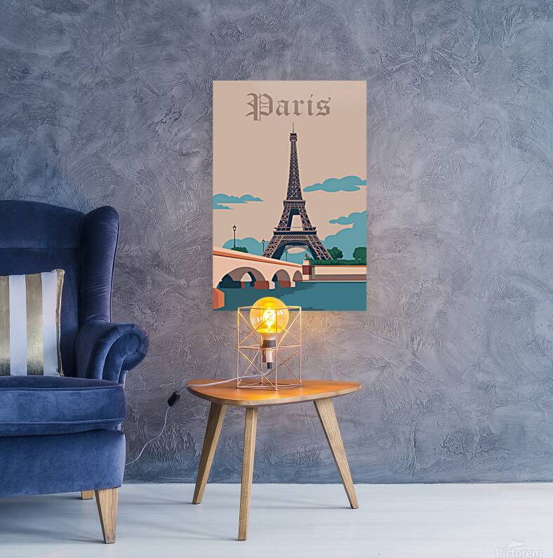Paris poster Reproduction