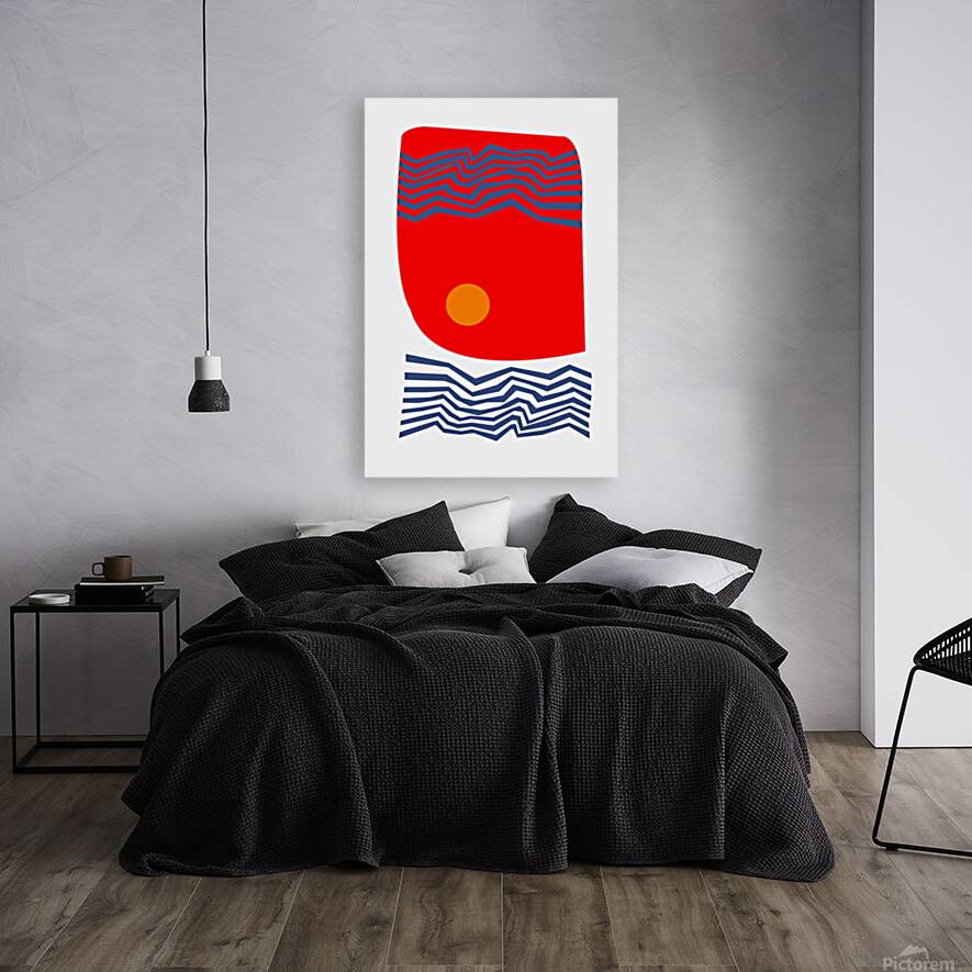 Red night moon Reproduction