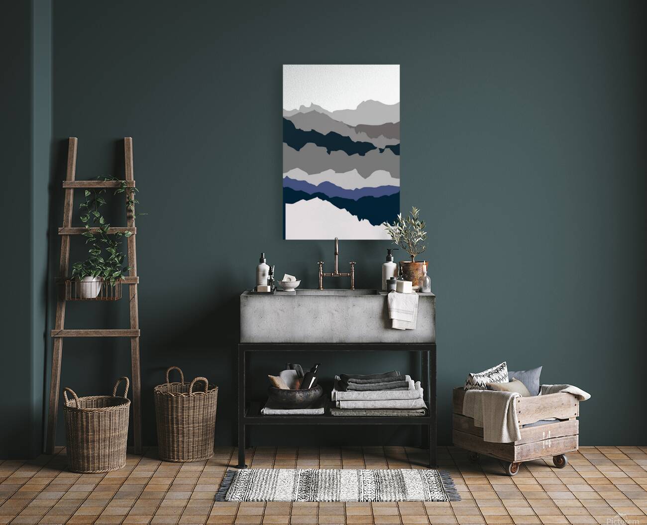 Rocky mountains Reproduction