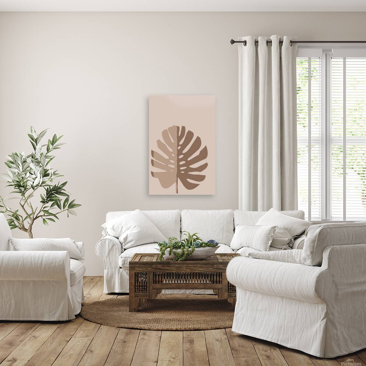 The lone leaf Reproduction
