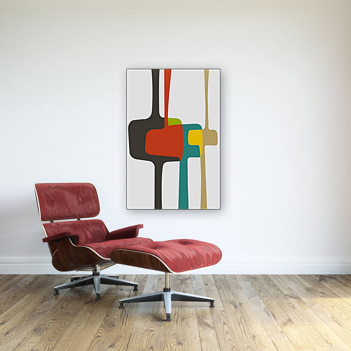 Boho decor abstract art Reproduction