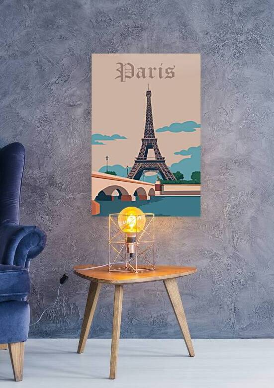Paris poster Reproduction