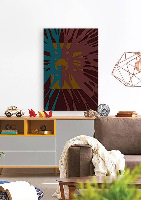 Seasons  abstract painting by Mandeep Pannu