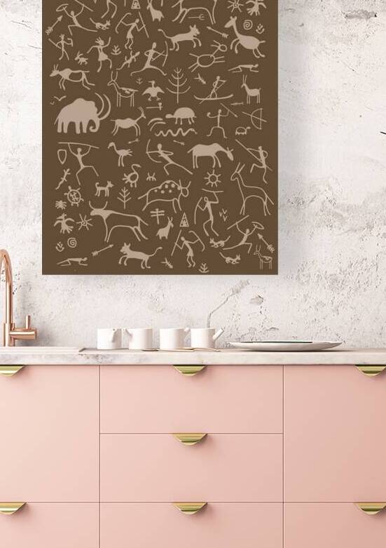 Cave painting by Mandeep Pannu