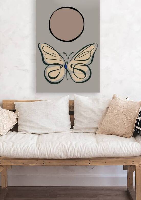 Digital painting butterfly by Mandeep Pannu