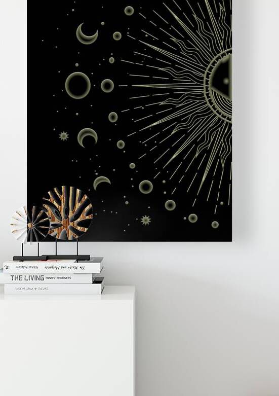 Lunar phases artwork by Mandeep Pannu