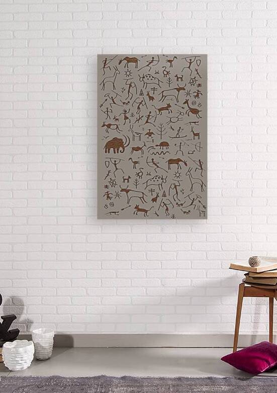 Prehistoric cave art by Mandeep Pannu