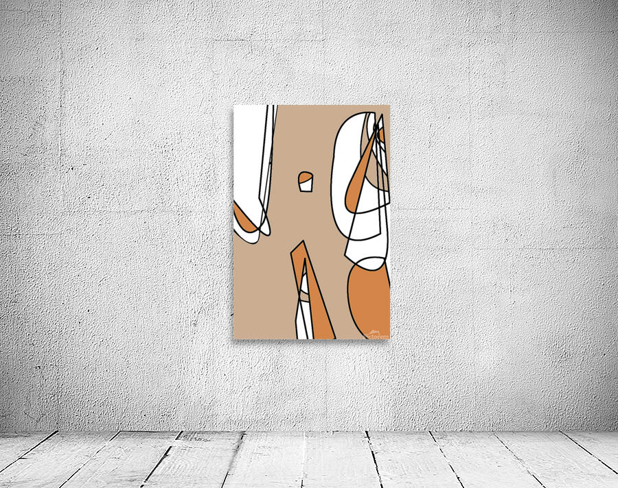 Orange rays Wall Preview