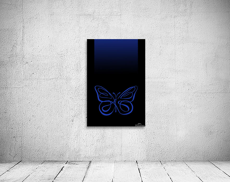 Butterfly digital art Wall Preview