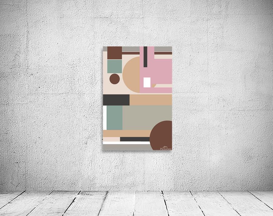 Boho cityscape art Wall Preview
