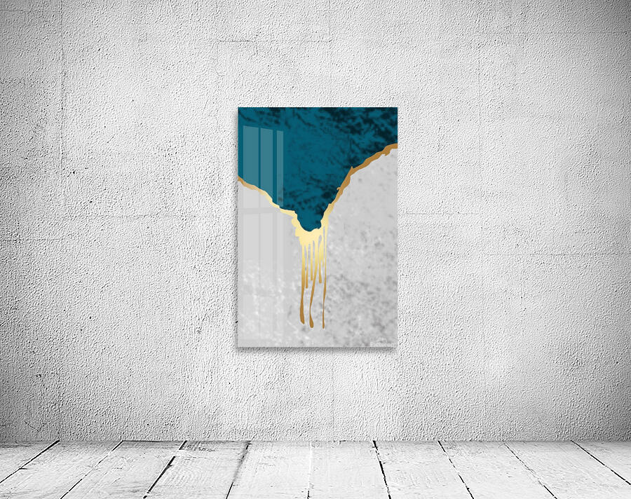 Golden Kintsugi Drip Wall Preview