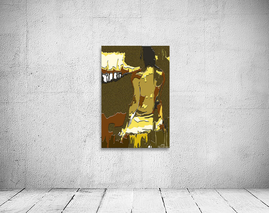 Textured Abstract Figure Wall Preview