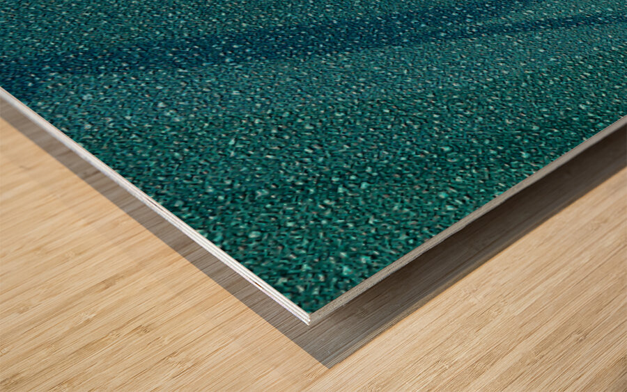 Modern art poster Wood print
