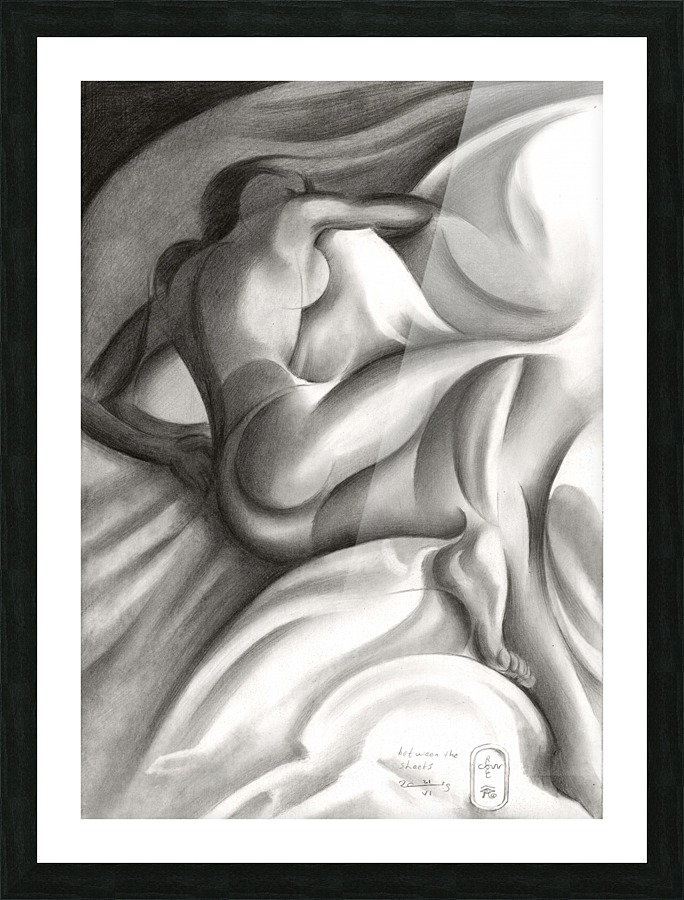 Between the sheets - 21-06-19 Picture Frame print