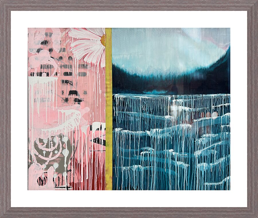 Sea Lake Picture Frame print