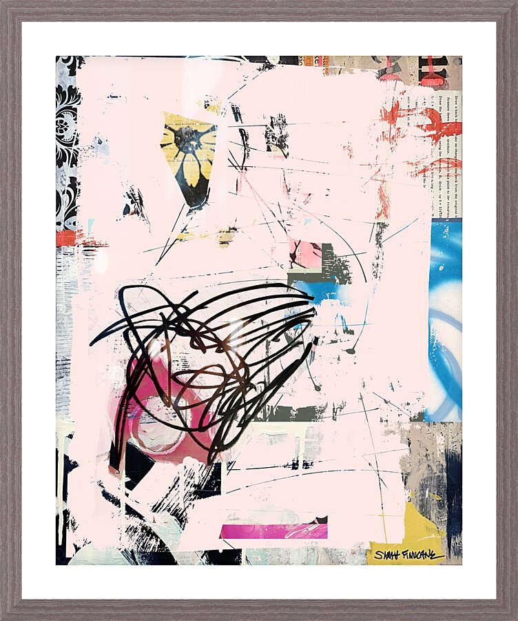 Crisscross Picture Frame print