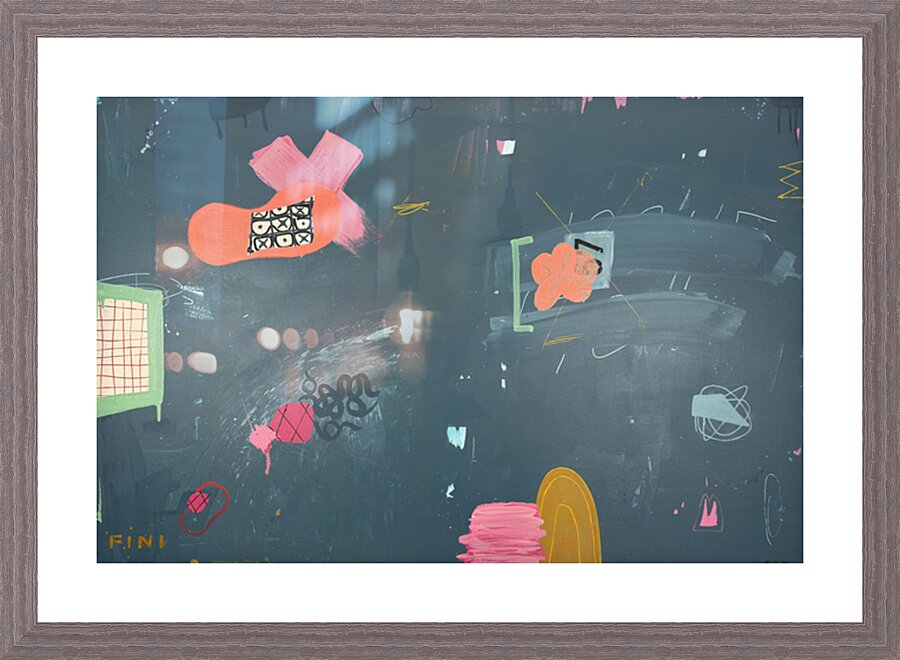 Miles and Miles Picture Frame print