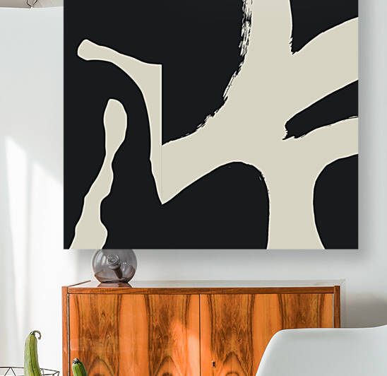Black & White Abstract Collage No. 18 by Sarah Finucane