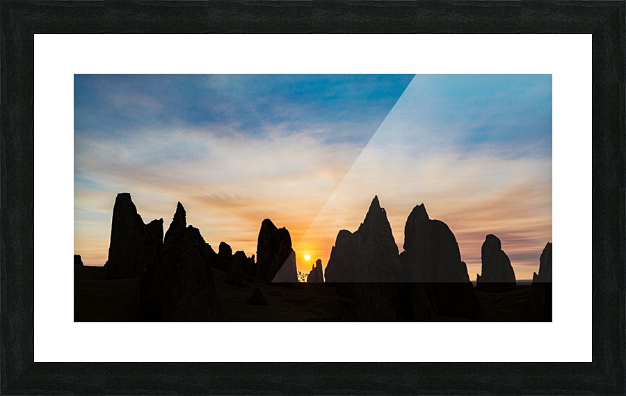  Sunset Pinnacles Picture Frame print