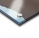 Death Valley USA. Man vs Sand dune Acrylic print