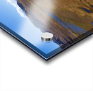 Iceland scenic route Snaefellsnes pensinsula volcano in the background covered in snow empty road with the ocean and waves. Acrylic print