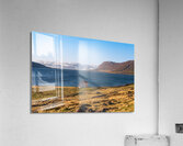 Lonely house in northern Iceland with wild nature Acrylic Print