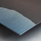 Death Valley USA. Man vs Sand dune Metal print