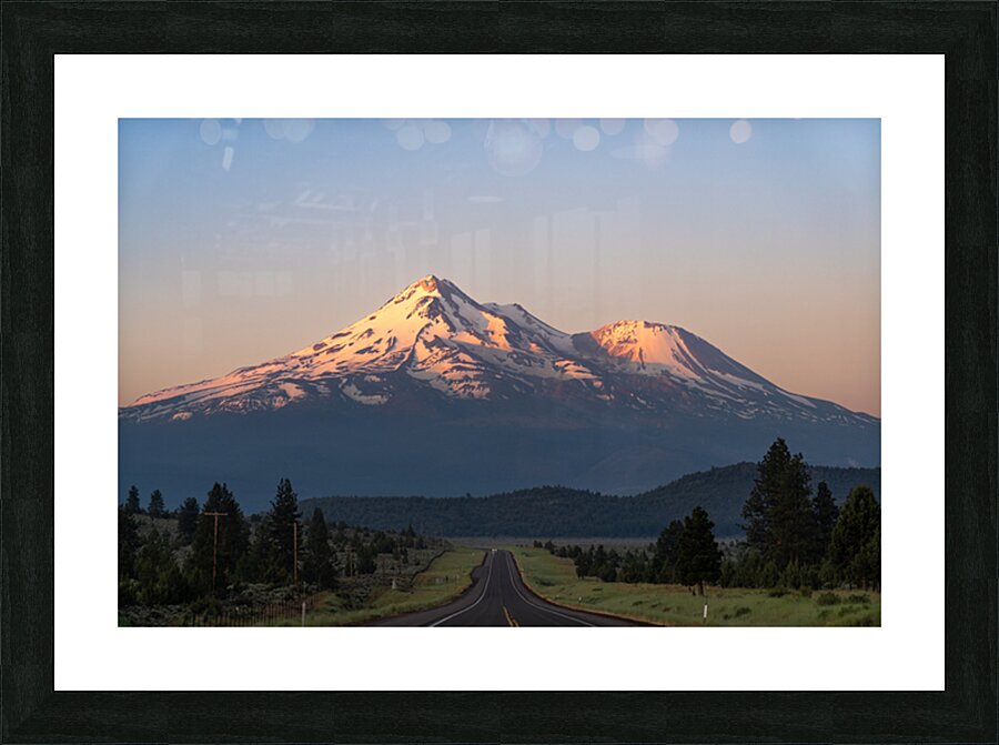  Mount Shasta California at dawn Picture Frame print