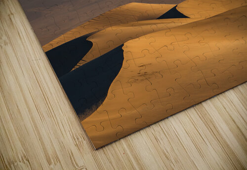 Death Valley USA. Man vs Sand dune John Nilsson puzzle