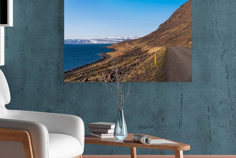 Roads in the high arctic Iceland Westfjords. by John Nilsson