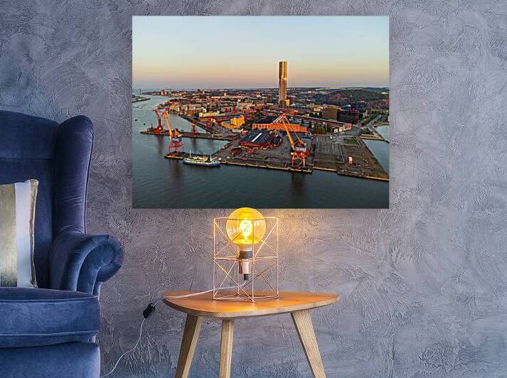 Karlatornet skyscraper and surrounding new development in Gothenburg by John Nilsson