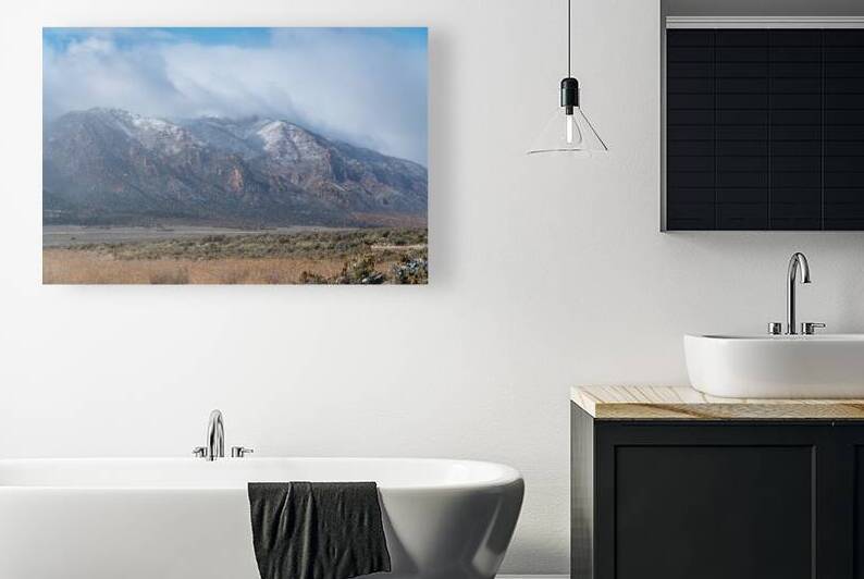 Wild Utah landscape and mountains after an early winter snowfall by John Nilsson