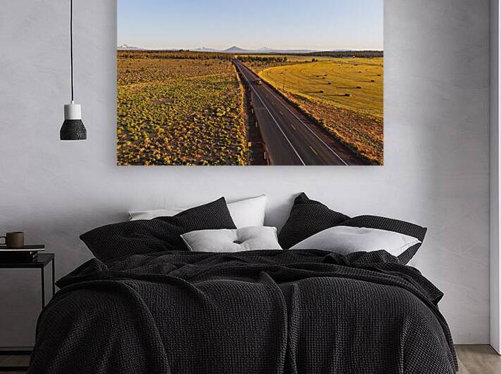 Road through the wild oregon interior by John Nilsson