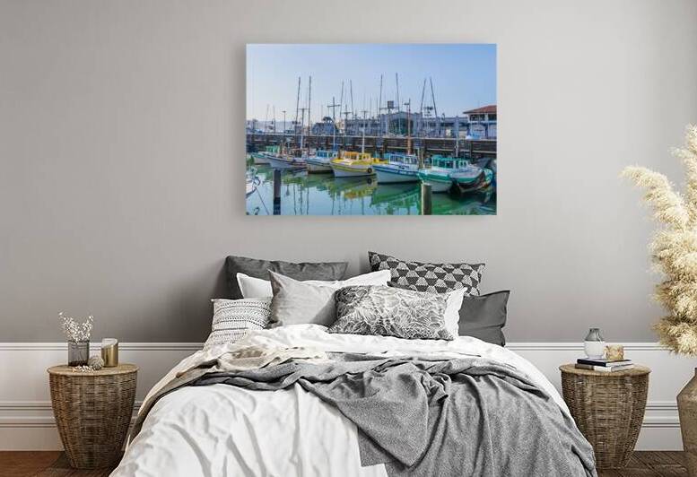  Boats at bay in San Francisco by John Nilsson