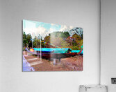 Hong Kong-A Useless Fishing Boat at Cheung Chau Acrylic Print