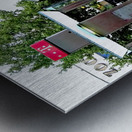 EU-CI-Street Public Telephone Metal print